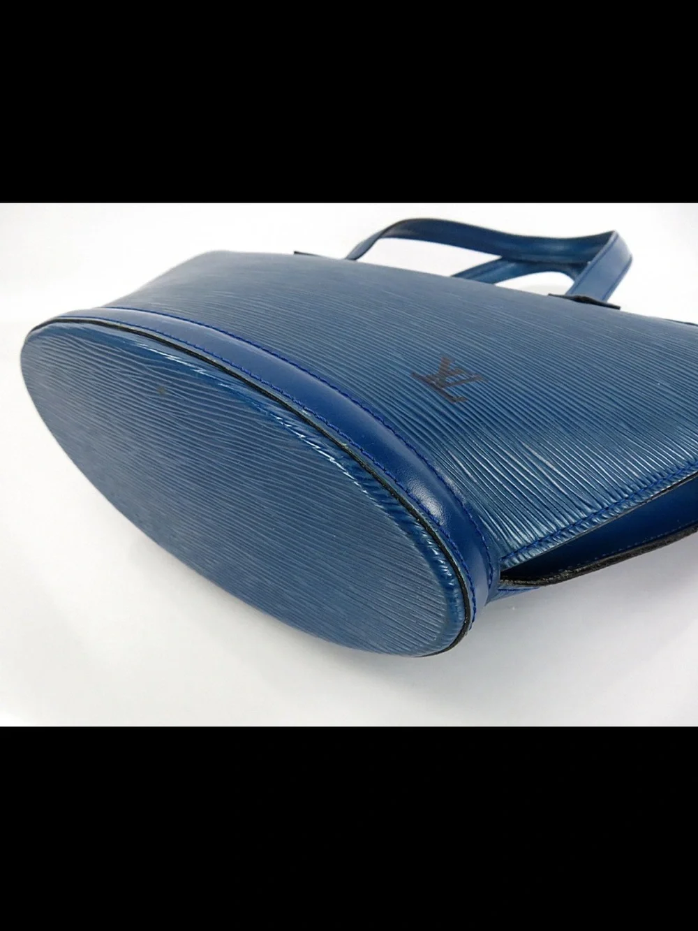 Louis Vuitton Blue Epi Leather Handbag